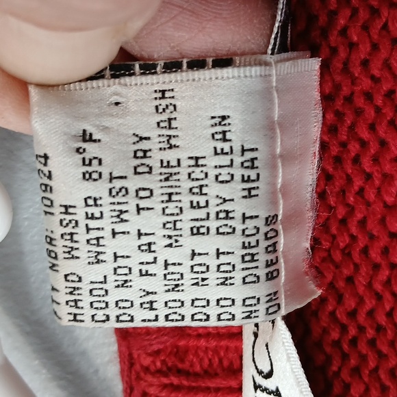 Vintage Snowman Beaded Sweater Button Down Womens Medium Ugly Christmas Sweater - Picture 3 of 7